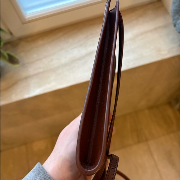 A.P.C. Tan Leather Jamie Neck Crossbody Bag - Picture 8 of 16